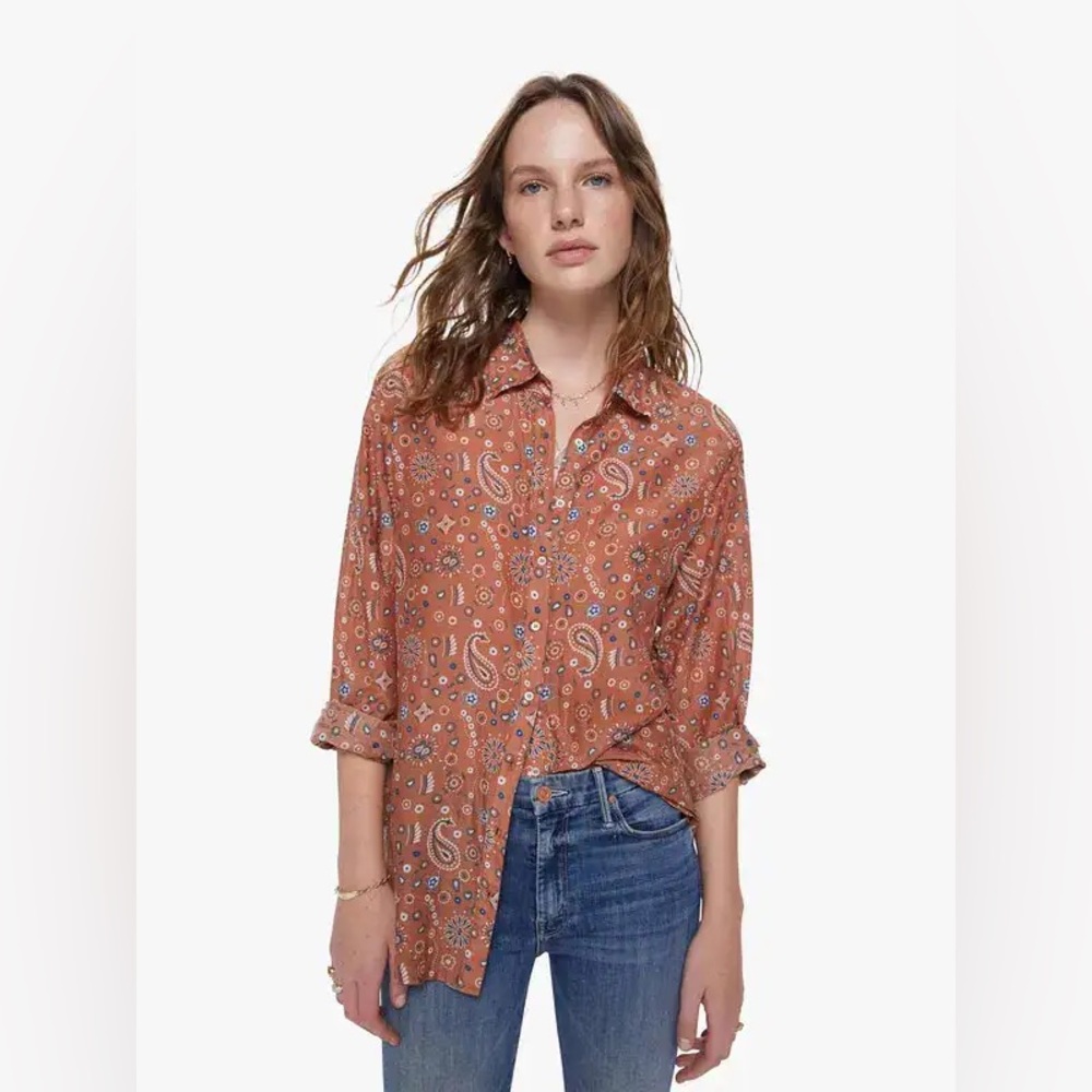 Xirena Beau Shirt‎ Spice Bandana Multi Top